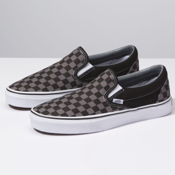 vans checkerboard pewter